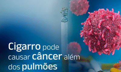Cigarro pode causar câncer além dos pulmões