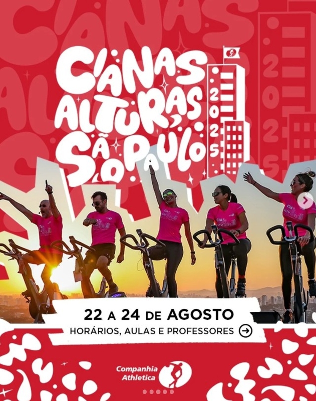 Cia Athletica anuncia festival de treinos em heliponto