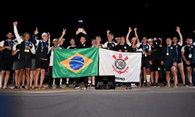 Corinthians é bicampeão no Mundial de Remo Master
