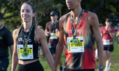 Corredores testam HUAWEI GT Runner 2 na Maratona de SP