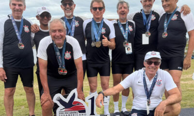 Corinthians conquista tricampeonato sul-americano de remo